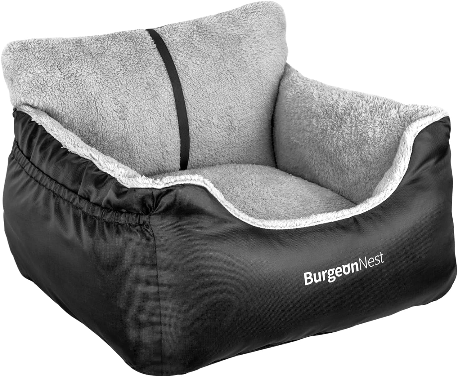 Premium Dog Car Seat for Small Pets up to 25 lbs, Black